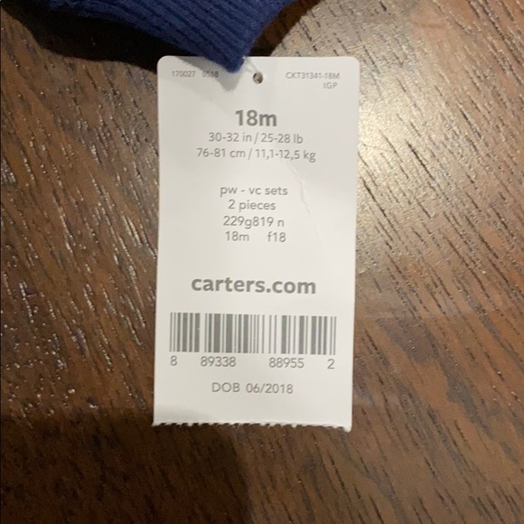 Toddler boys monster sweatshirt and sweatpants - Picture 2 of 5